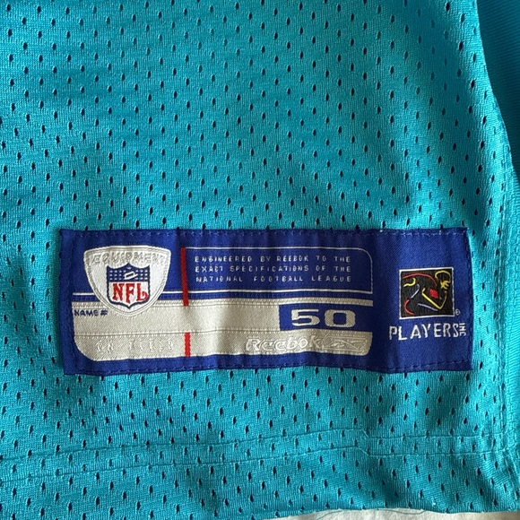 Reebok Teal and Black Men's Jersey - Picture 3 of 6